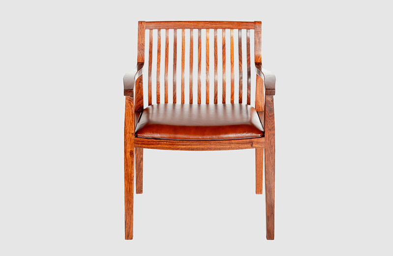 武威中式实木大方椅家具效果图
